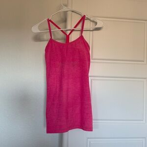 Lululemon Pink Strappy Tank Top